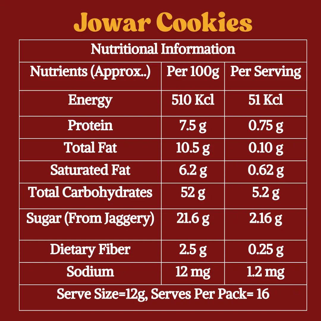 Jowar cookies l 160g
