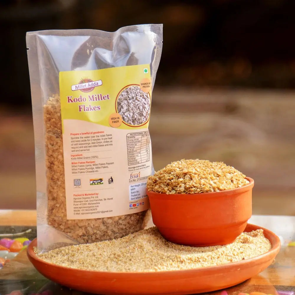 Finger Millet Flakes | Nachani Poha l 200g Millets Now
