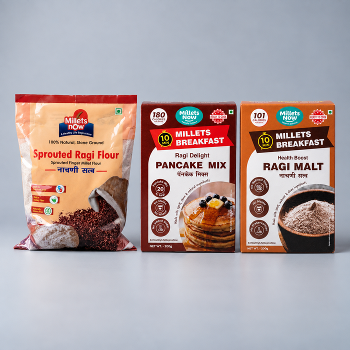 Ragi & Pancake Breakfast Combo