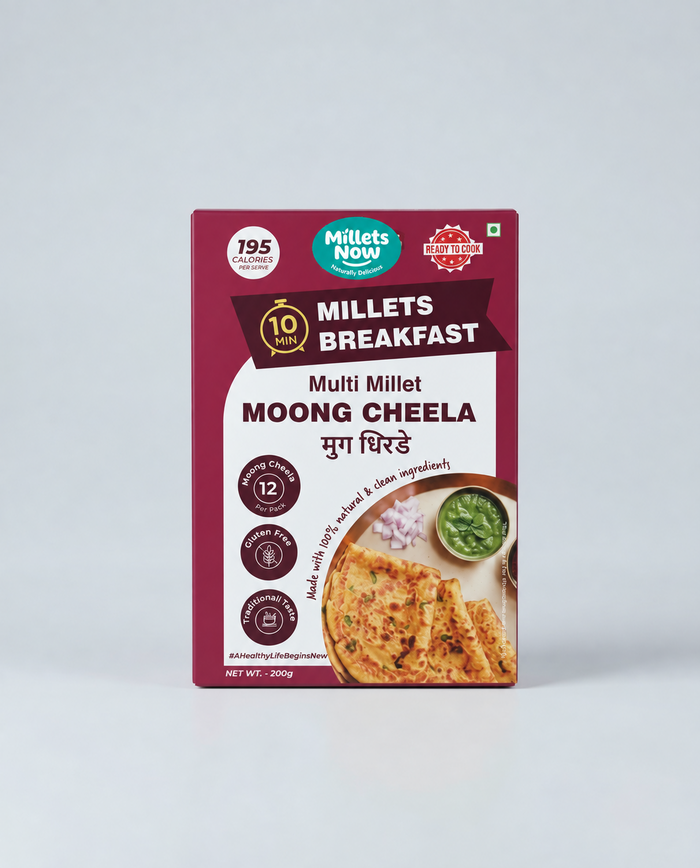 Instant Millet Moong Cheela