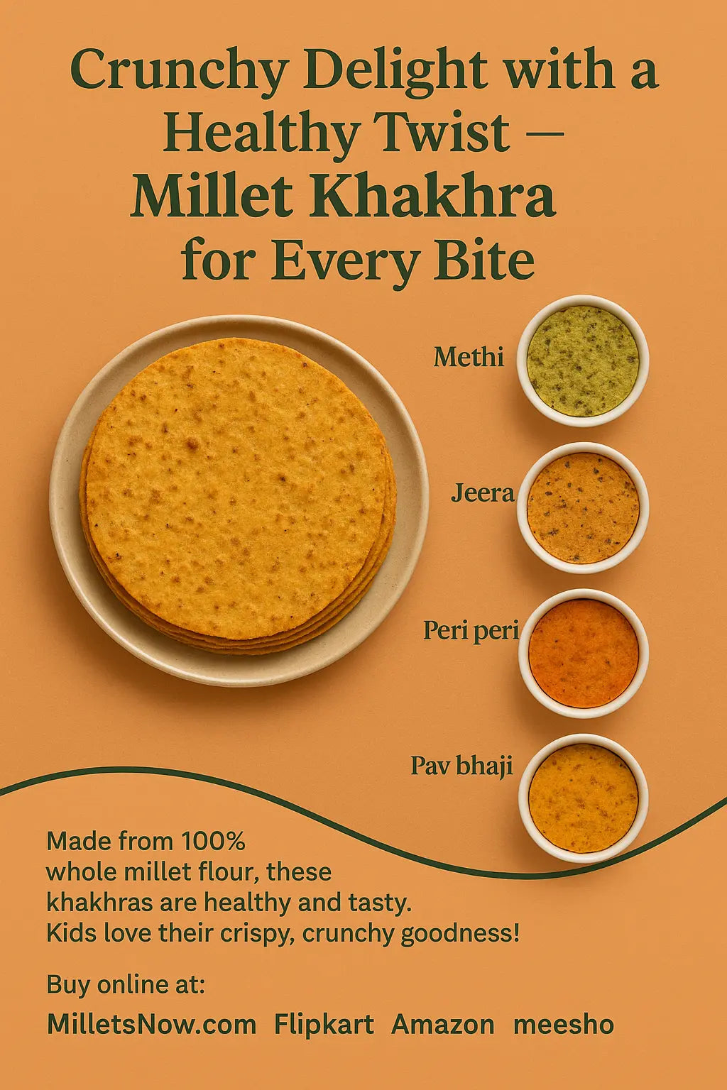Crunchy-Delight-with-a-Healthy-Twist-Millet-Khakhra-for-Every-Bite Millets Now