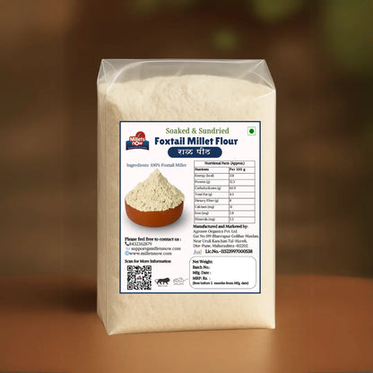 Soaked and Sundried Foxtail Millet Flour l Rala Peeth l 500g