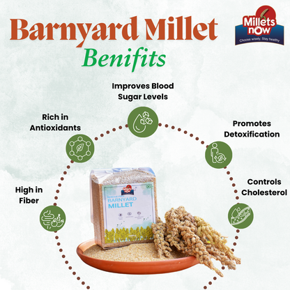 Unpolished Barnyard Millet l Bhagar l 1 kg