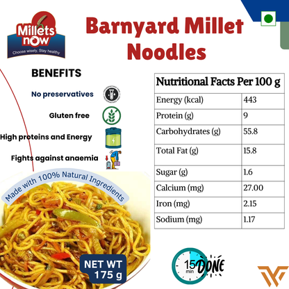 Barnyard Millet Noodles l Bhagar Noodles l 175g