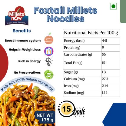 Foxtail Millet Noodles l Rala Noodles l 175g