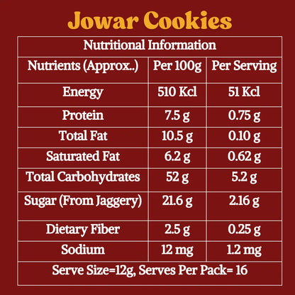 Jowar cookies l 160g