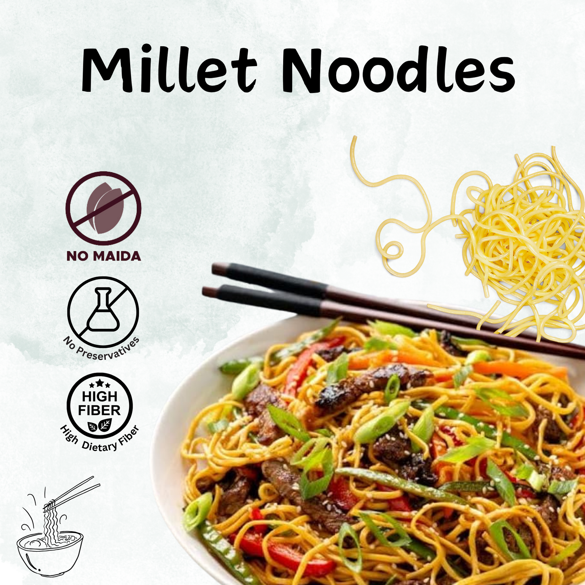 Finger Millet Noodles Millets Now