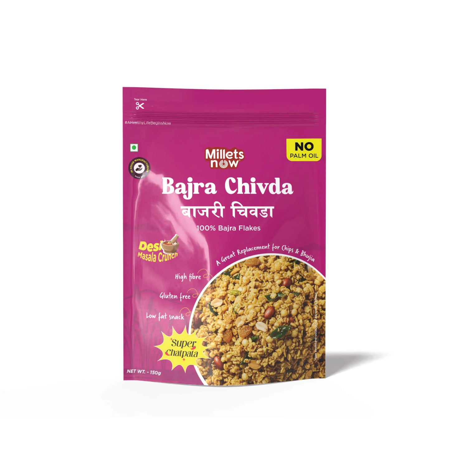 Bajra Flakes Chivda | 150g Millets Now