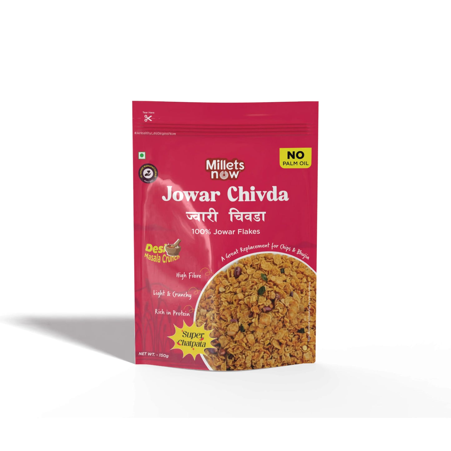 Jowar Flakes Chivda l Sorghum Chivda l 200g Millets Now