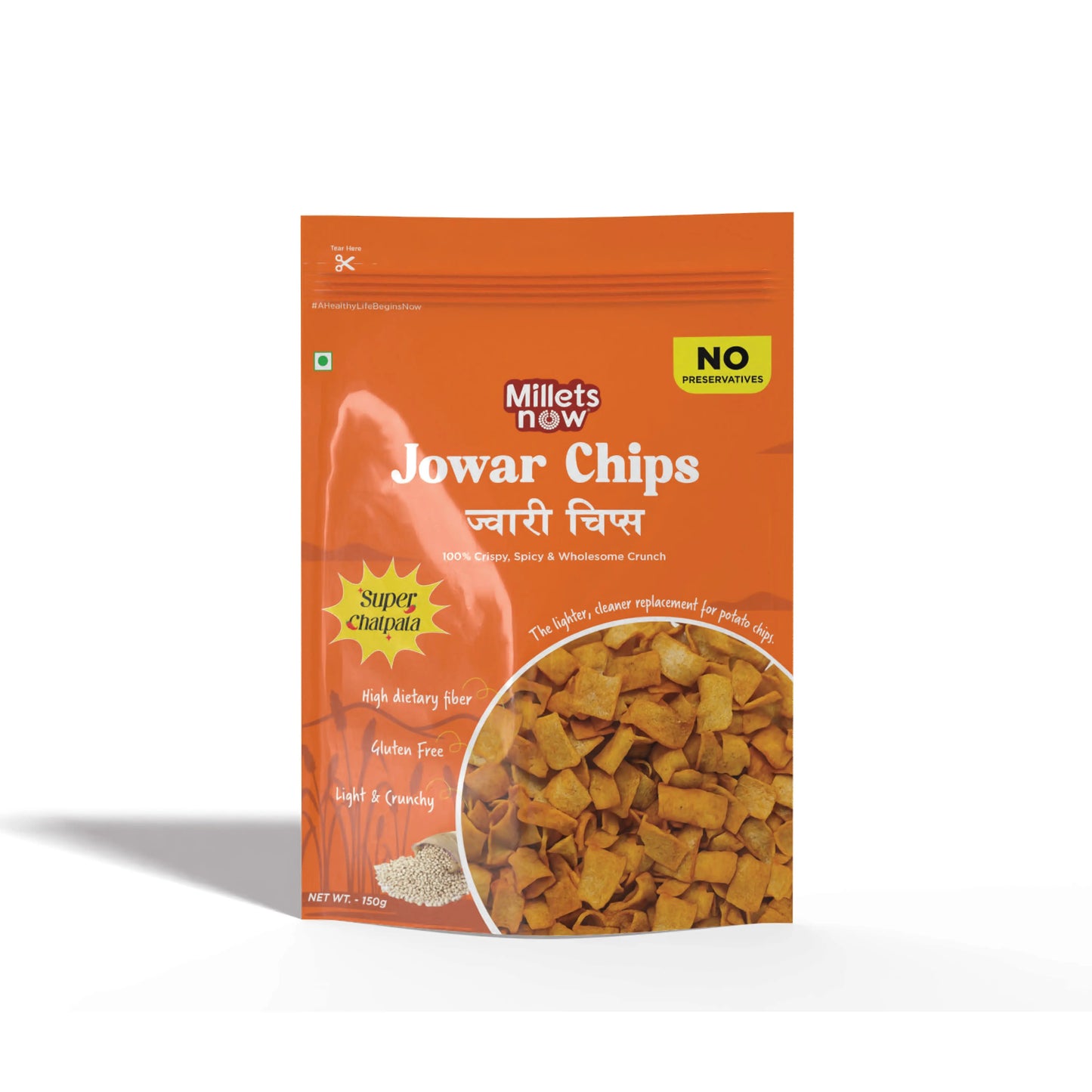 Jowar Chips- Masala l 150g Millets Now