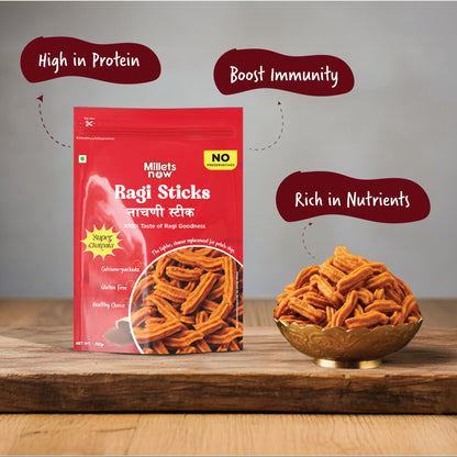 Ragi Sticks- Masala | 150g Millets Now