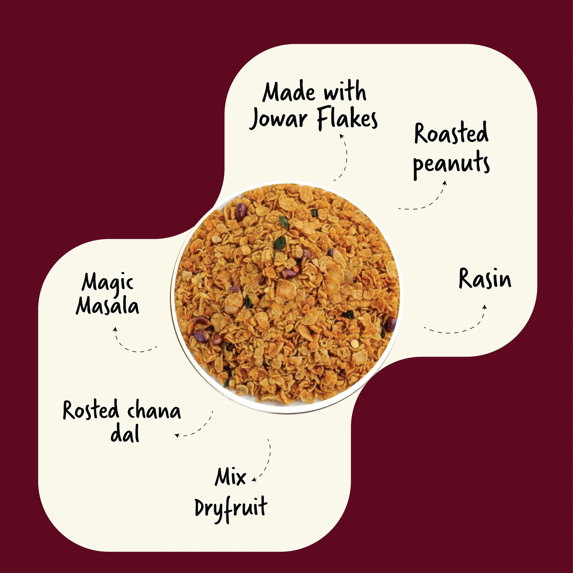 Jowar Flakes Chivda l Sorghum Chivda l 200g Millets Now