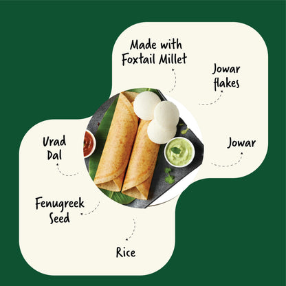 Instant Millet Idli- Dosa Premix Millets Now