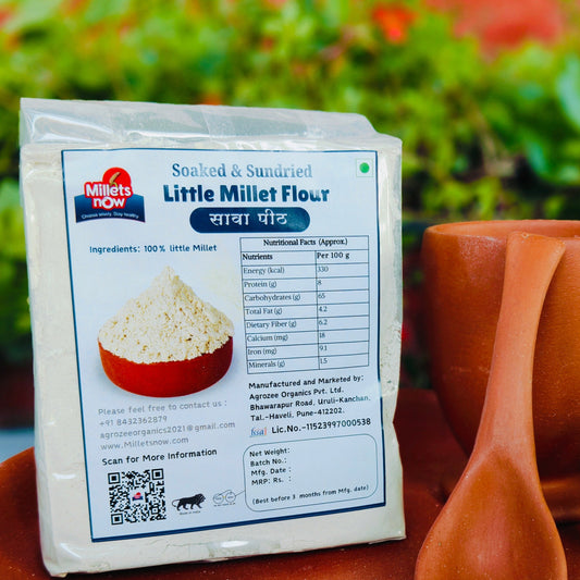 Little Millet Flour | Unpolished | Soked and Sundried Millets Now