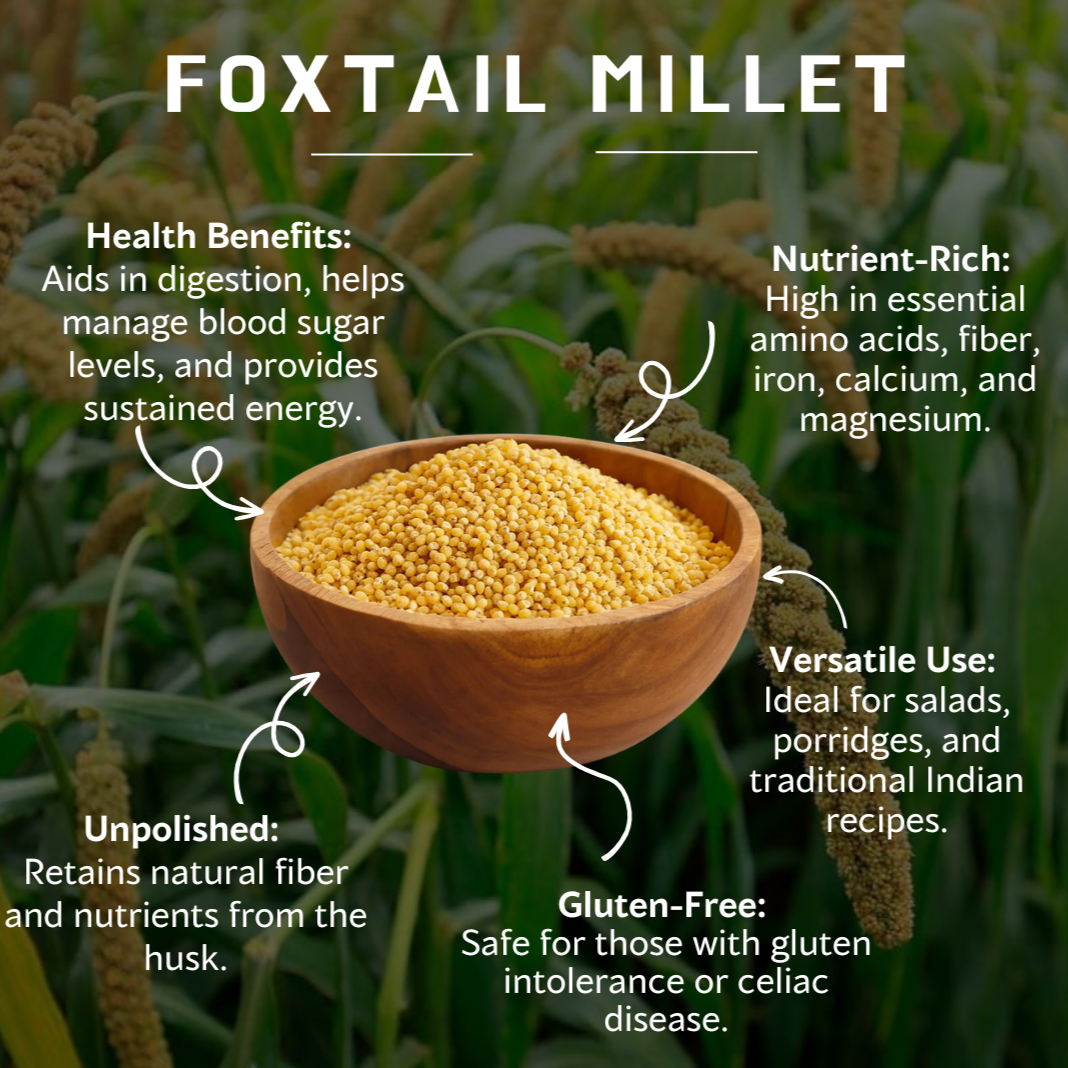 Foxtail Millet (Unpolished) Millets Now