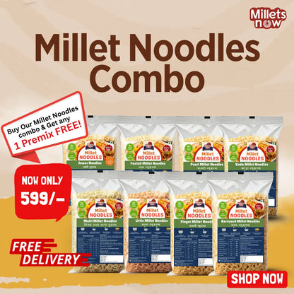 Millet Noodles Combo | pack of 8 Millets Now