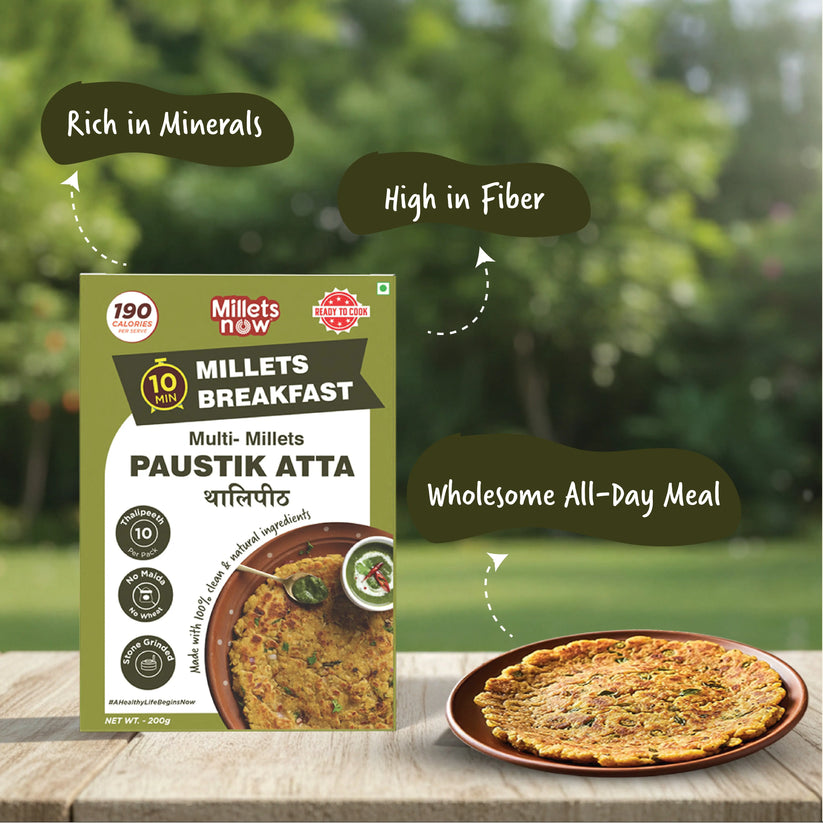 Milllets Now Millet Thalipeeth Paushtik Atta Traditional & Nutritious - millets Now ...