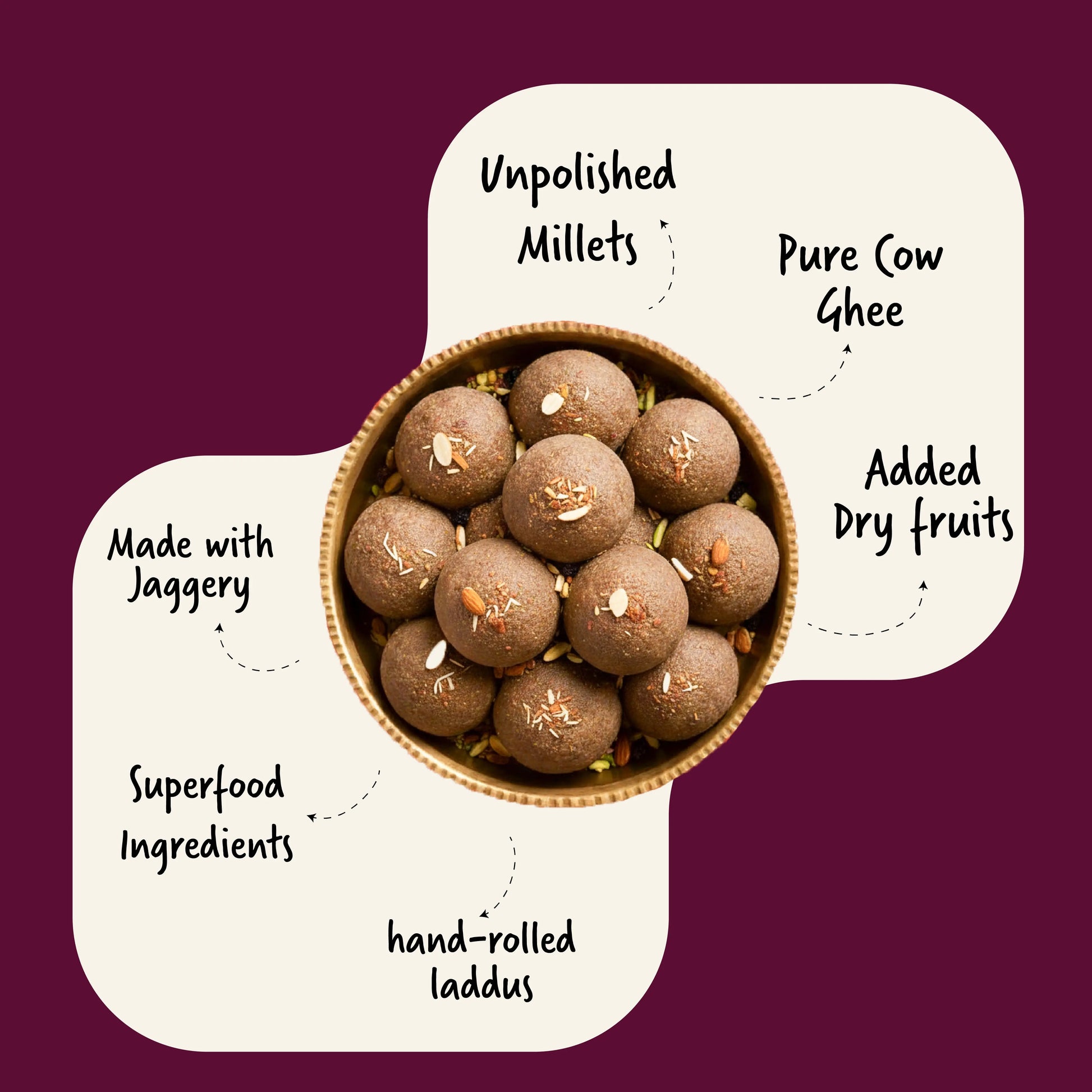Multi Millet Laddu l 200g Millets Now