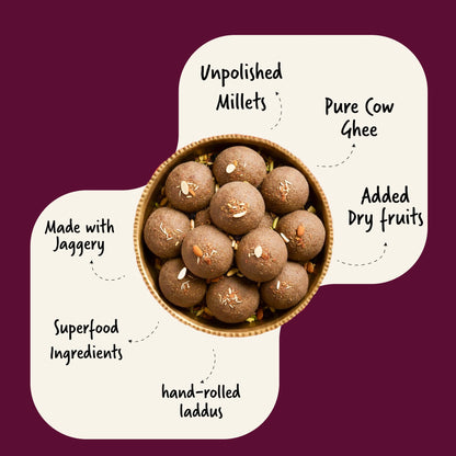 Multi Millet Laddu l 200g Millets Now