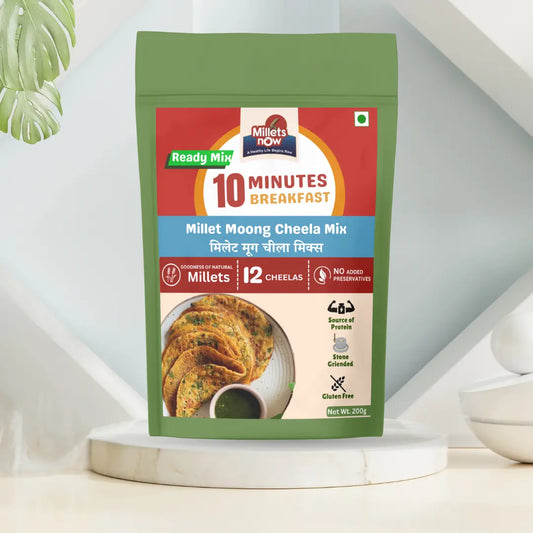 Millet Chilla | Millet Moong Cheela Premix Millets Now