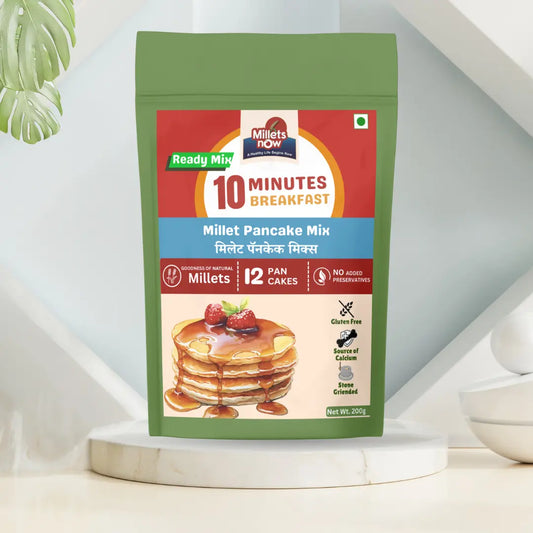 Millet Pancake Mix | Instant Breakfast Premix Millets Now