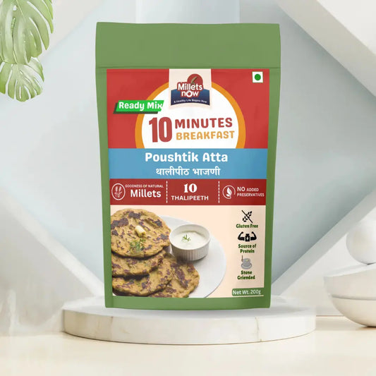 Paushtik Atta (Millet Thalipeeth Flour) | 200g Millets Now