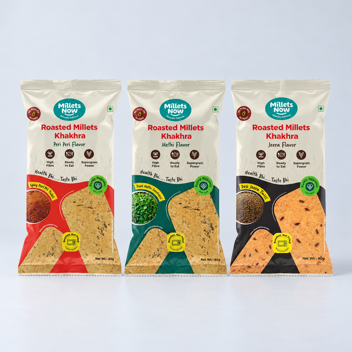 Millet Khakhra Flavour Trio