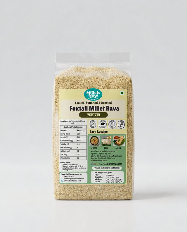 Roasted Foxtail Millet Rava