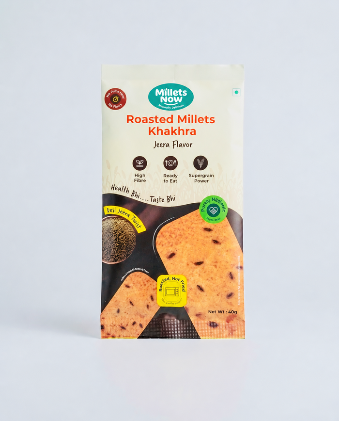 Millet Crispy Crackers (Jeera Flavour)