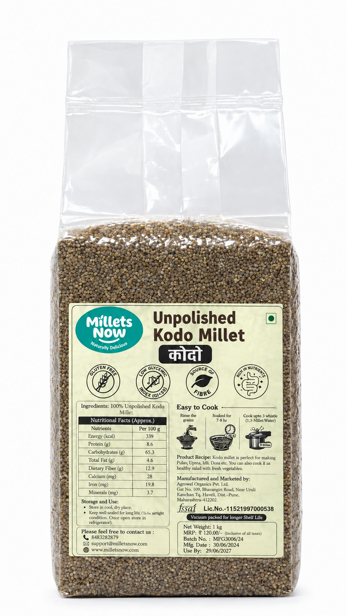 Unpolished Kodo Millet