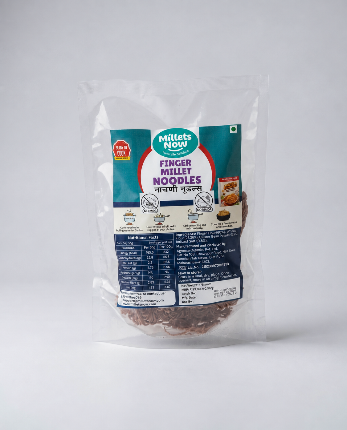 Finger Millet Noodles