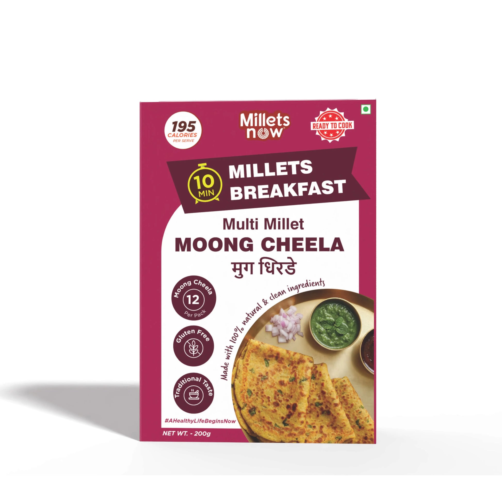 Millet Chilla | Millet Moong Cheela Premix Millets Now