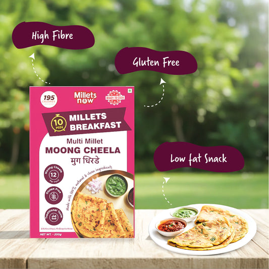 Millet Chilla | Millet Moong Cheela Premix Millets Now