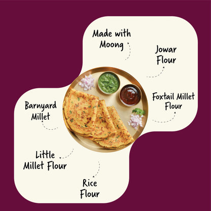 Millet Chilla | Millet Moong Cheela Premix Millets Now
