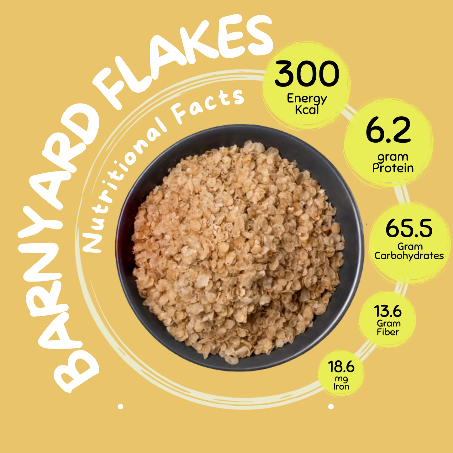 nutritional fact of barnyard millet flakes